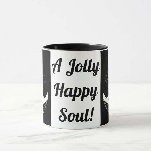 Chalkboard-kerstman Mok (Midden)