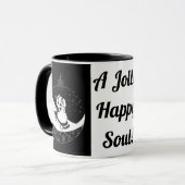 Chalkboard-kerstman Mok (Voorkant links)