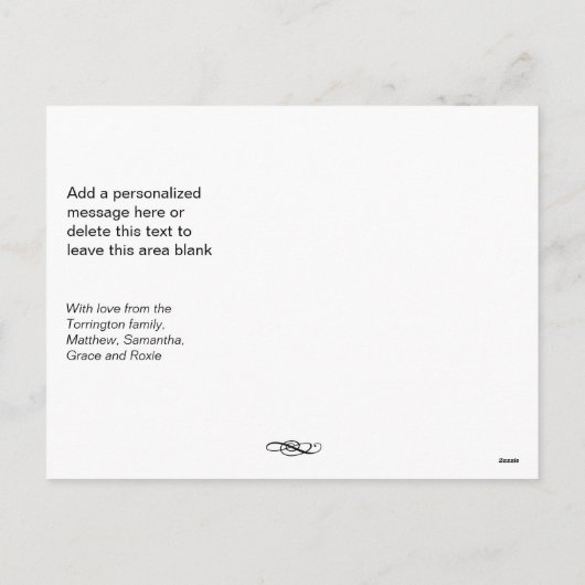 Chalkboard kerstwensen feestdagenkaart (Achterkant)