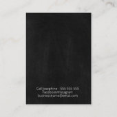 Chalkboard Ketting Pendant display Visitekaartje (Achterkant)