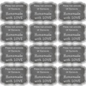 Chalkboard keuken van NAAM Zelfgemaakt met LIEFDE Sticker (Voorkant)