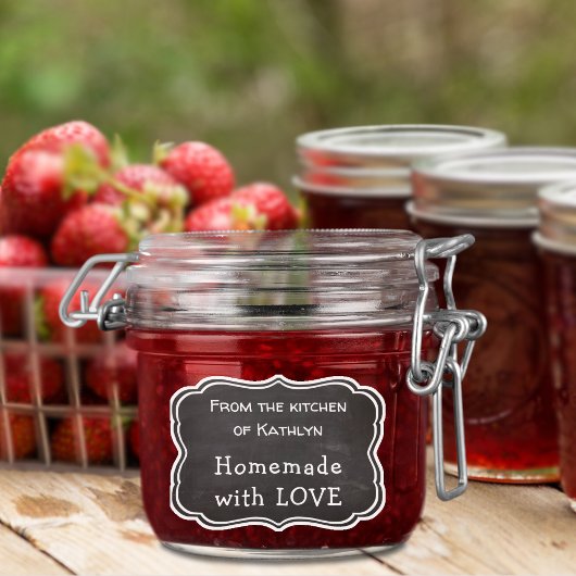 Chalkboard keuken van NAAM Zelfgemaakt met LIEFDE Sticker