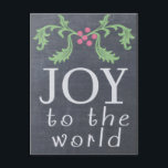 CHALKBOARD KIJK Kaart<br><div class="desc">Doe mee aan de wereld! Koolkartonnen stijlkaart. Beschikbaar op twee grootten kaarten met enveloppen, of op briefkaarten. Koop een of honderd of meer! Wanneer je in bulk koopt, bespaar je het. Volledig aanpasbaar, voeg een groet toe, personaliseer aan de inhoud van uw hart. Van Scarebaby Design, gesteund door de Zazzle...</div>