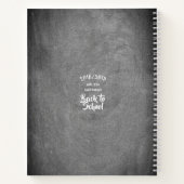 Chalkboard Kijk terug naar schoolnotities of Jouw  Notitieboek (Achterkant)