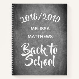 Chalkboard Kijk terug naar schoolnotities of Jouw  Notitieboek