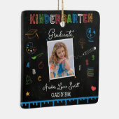 Chalkboard Kindergarten Afstuderen Ornament (Rechts)