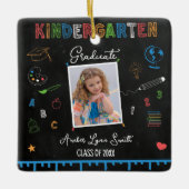 Chalkboard Kindergarten Afstuderen Ornament (Voorkant)