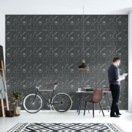 Chalkboard koffiehuis behang