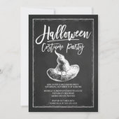 Chalkboard kostuum partij Halloween feest Kaart (Voorkant)