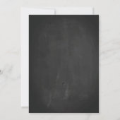 Chalkboard kostuum partij Halloween feest Kaart (Achterkant)