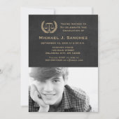 Chalkboard Law School Afstuderen Kaart (Voorkant)