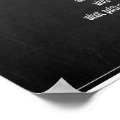 Chalkboard Lent Betekenis paus Benedictus XVI Pase Poster (Hoek)