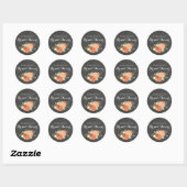 Chalkboard Lente Loof Bruidsdouche Sticker (Vel)