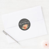 Chalkboard Lente Loof Bruidsdouche Sticker (Envelop)