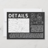 Chalkboard Leprechaun St Patrick's Day Detail Kaar Kaart (Voorkant)