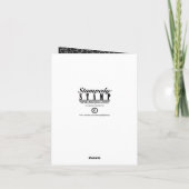 Chalkboard Leprechaun, St Patrick's Day Kaart (Achterkant)