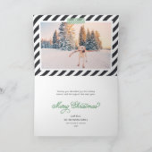 Chalkboard Lettering Holiday-fotokaart Feestdagen Kaart (Binnen)