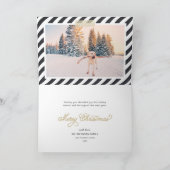 Chalkboard Lettering Holiday-fotokaart Feestdagen Kaart (Binnen)