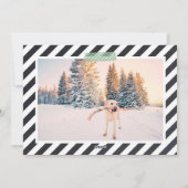 Chalkboard Lettering Holiday-fotokaart Feestdagenkaart (Achterkant)