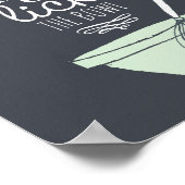 Chalkboard Lick the Bowl Quote Kitchen Art Print (Hoek)