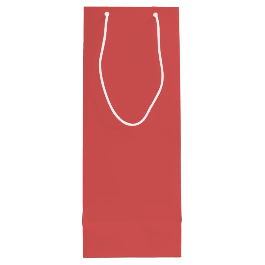 Chalkboard Light-kerstrood Wijn Cadeautas (Achterkant)