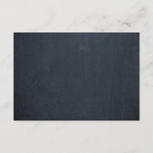 Chalkboard Lights Blauwgroen Bruids Bruiloft Regis Informatiekaartje (Achterkant)