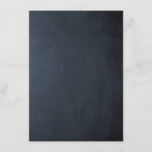 Chalkboard Lights Blauwgroen Bruiloft Informatie K Informatiekaartje (Achterkant)