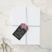 Chalkboard Lights Flowers Hugs & Kisses uit ons Cadeaulabel (Met Touw)