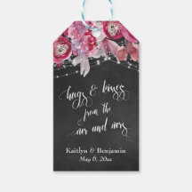 Chalkboard Lights Flowers Hugs & Kisses uit ons