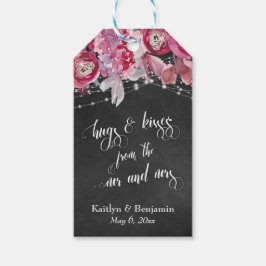 Chalkboard Lights Flowers Hugs & Kisses uit ons Cadeaulabel