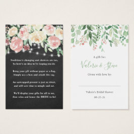 Chalkboard Lights Geen Wrap Douche display cadeau Visitekaartje