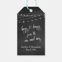 Chalkboard Lights Hugs & Kisses van de heer en mev
