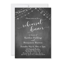 Chalkboard Lights Script Huwelijksrepetitie diner