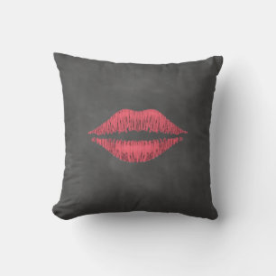 Chalkboard Lips OutdoorPillow Buitenkussen