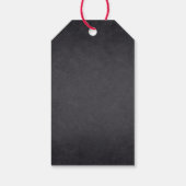 Chalkboard Little Space Explorer Baby shower Cadeaulabel (Achterkant)