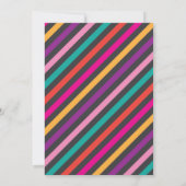 Chalkboard Llama Alpaca Birthday Uitnodiging (Achterkant)