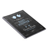  Chalkboard look- Baby shower Guest Book- Notitieboek (Rechterzijde)