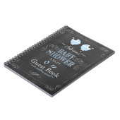  Chalkboard look- Baby shower Guest Book- Notitieboek (Linkerzijde)