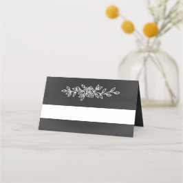 Chalkboard look bruiloft gevouwen plaats kaart plaatskaartje