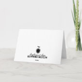 Chalkboard Look Christmas Wenskaart Feestdagen Kaart (Achterkant)