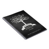 Chalkboard look met Tree Family Reunion Notitieboek (Rechterzijde)