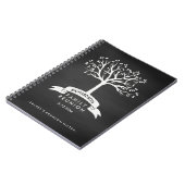 Chalkboard look met Tree Family Reunion Notitieboek (Linkerzijde)
