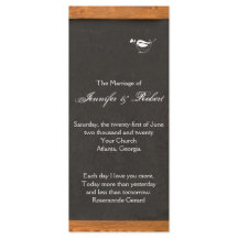 Chalkboard Love Bird Trouwprogramma