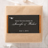 Chalkboard Love Bird Waterfles Label (Insitu)