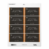 Chalkboard Love Bird Waterfles Label (Full Sheet)