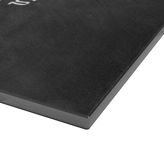 Chalkboard Love Custom Glass Cutting Board Snijplank (Hoek)