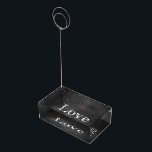 Chalkboard Love Table Number Holder Tafelkaart Houder<br><div class="desc">Chalkboard Love Table Number Holder</div>