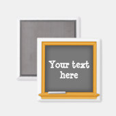 Chalkboard Magnet (Voorkant / Achterkant)