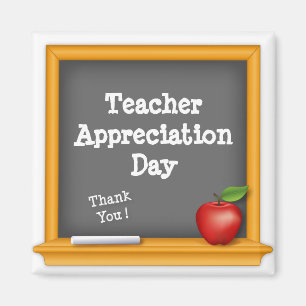 Chalkboard Magneten voor Teacher Day
