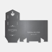 Chalkboard Mason Jar Floral Personalized Favor Box Bedankdoosjes (Uitgevouwen)